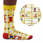 Preview: Socken Kunstwerke - Mondrian "Broadway Boogie Woogie"